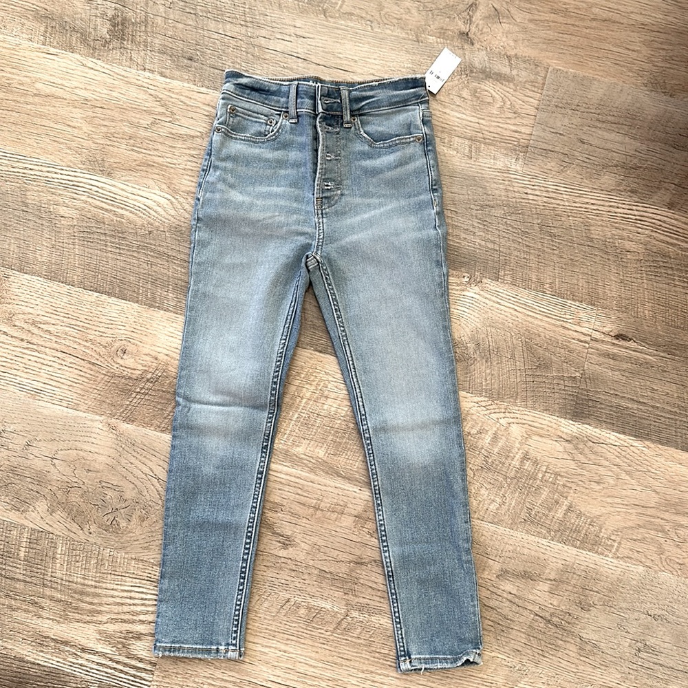 Girls Gap sky high skinny ankle jeans size 8
